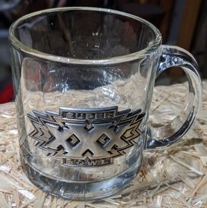 Super Bowl XXX Mug w/Engraved Metal Logo
